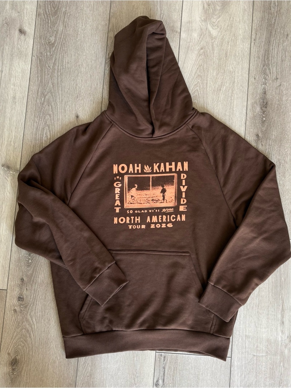 New Noah Kahan The Great Divide Hoodie Official Tour Merch Size Large